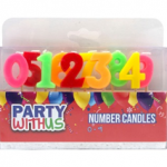 CANDLES PWU NUMBER SET 0 TO 9