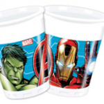 MIGHTY AVENGERS PLASTIC CUPS 200ML