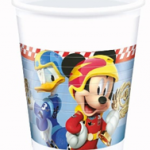 MICKEY ROADSTER RACERS PLASTIC CUPS 200ML 8CT