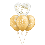 Entwined Hearts Gold Mini Layer