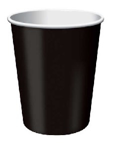 SOLID COLOUR BLACK VELVET CUPS