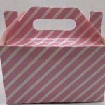 PARTY BOXES STRIPES LIGHT PINK