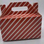 PARTY BOXES STRIPE RED