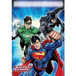 Justice League Party Bags – Plastic Loot Bags – Justice League Party