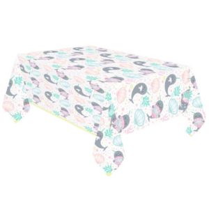 TC:Narwhal Plastic Tablecloth