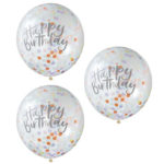 Pastel Party – Confetti Balloons – Happy Birthday