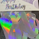 Banner H/Birthday iridescent