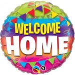 18 INCH FOIL RND WELCOME HOME PENNANTS 1CTP