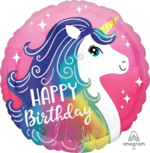 18:Pink Unicorn Happy Birthday