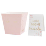 Pamper Party – Late Night Snack Bar Kit with white chalkboar
