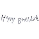 Pick & Mix – Bunting – Happy Birthday – Silver