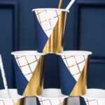 Blue & Gold Party Cups