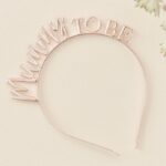 “Mummy To Be” Rose Gold Metal Headband