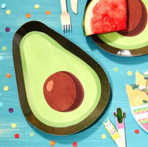 Viva La Fiesta – Avocado Shaped Paper Plates