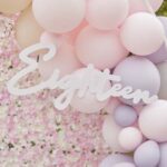 Mix it Up – 18th Birthday Balloon Arch Sign